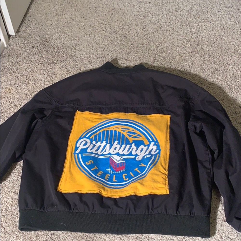 VINTAGE PITT UNIV BOMBER JACKET SIZE XXL